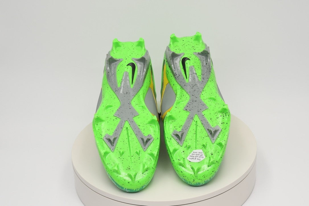 Nike Alpha Menace Pro 3 Football M 11.5 Green Strike/Black Cleats FB8442-303