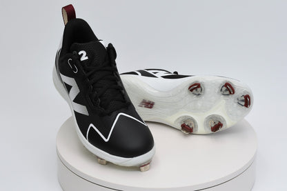 New Balance FuelCell Romero Duo Women’s Softball Cleats Black White SMROMBK2