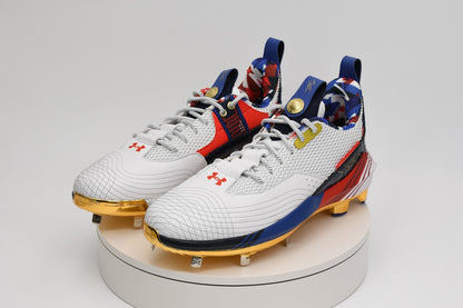 Under Armour UA Harper 7 Low USA ST Baseball Cleats Men Size 11.5 3025645-100