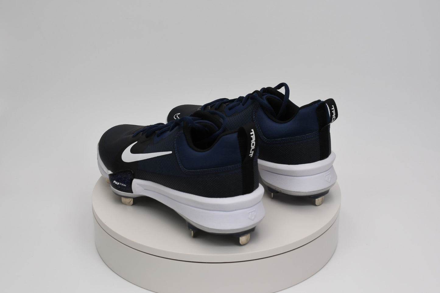 Nike Force Zoom Trout 9 Pro Baseball Cleats Midnight Navy/White FB2907-400
