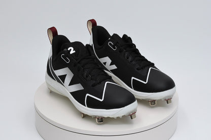 New Balance FuelCell Romero Duo Women’s Softball Cleats Black White SMROMBK2
