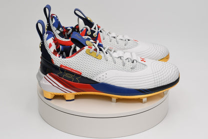 Under Armour UA Harper 7 Low USA ST Baseball Cleats Men Size 11.5 3025645-100