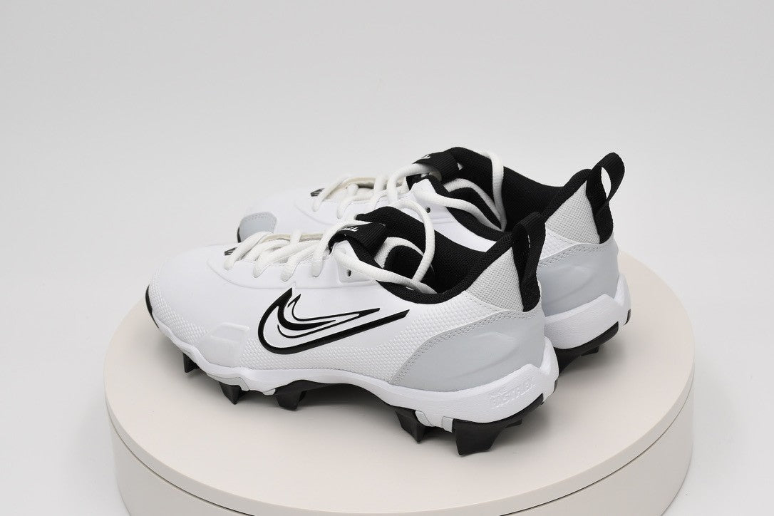 Nike Force Trout 9 Keystone BG Baseball Cleats White/Black/Pure Plat FB9731-100