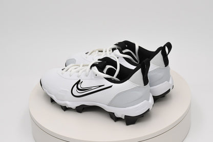 Nike Force Trout 9 Keystone BG Baseball Cleats White/Black/Pure Plat FB9731-100