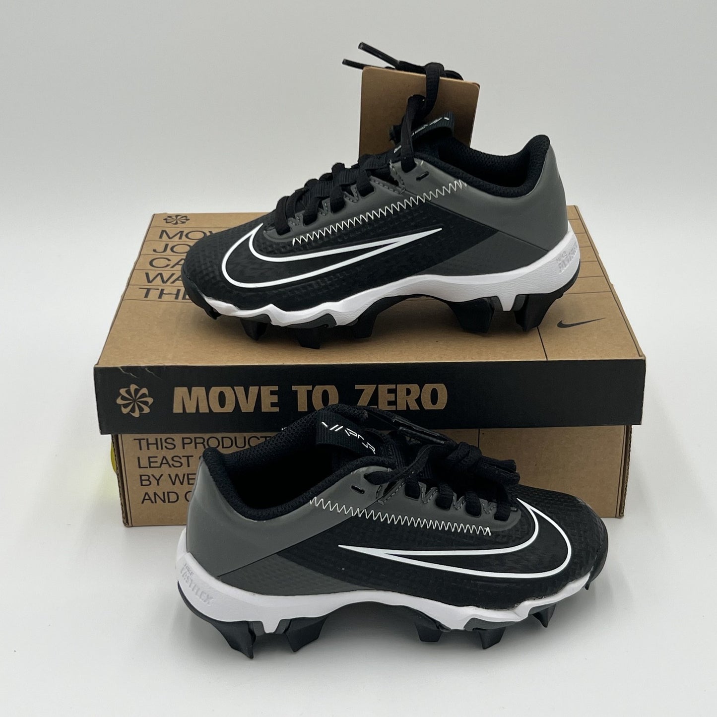 Nike Vapor Edge Shark 2 BG Football Cleats Youth Size 10C Black DH5089-010