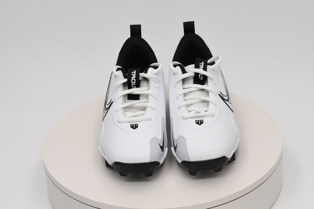 Nike Force Trout 9 Keystone BG Baseball Cleats White/Black/Pure Plat FB9731-100