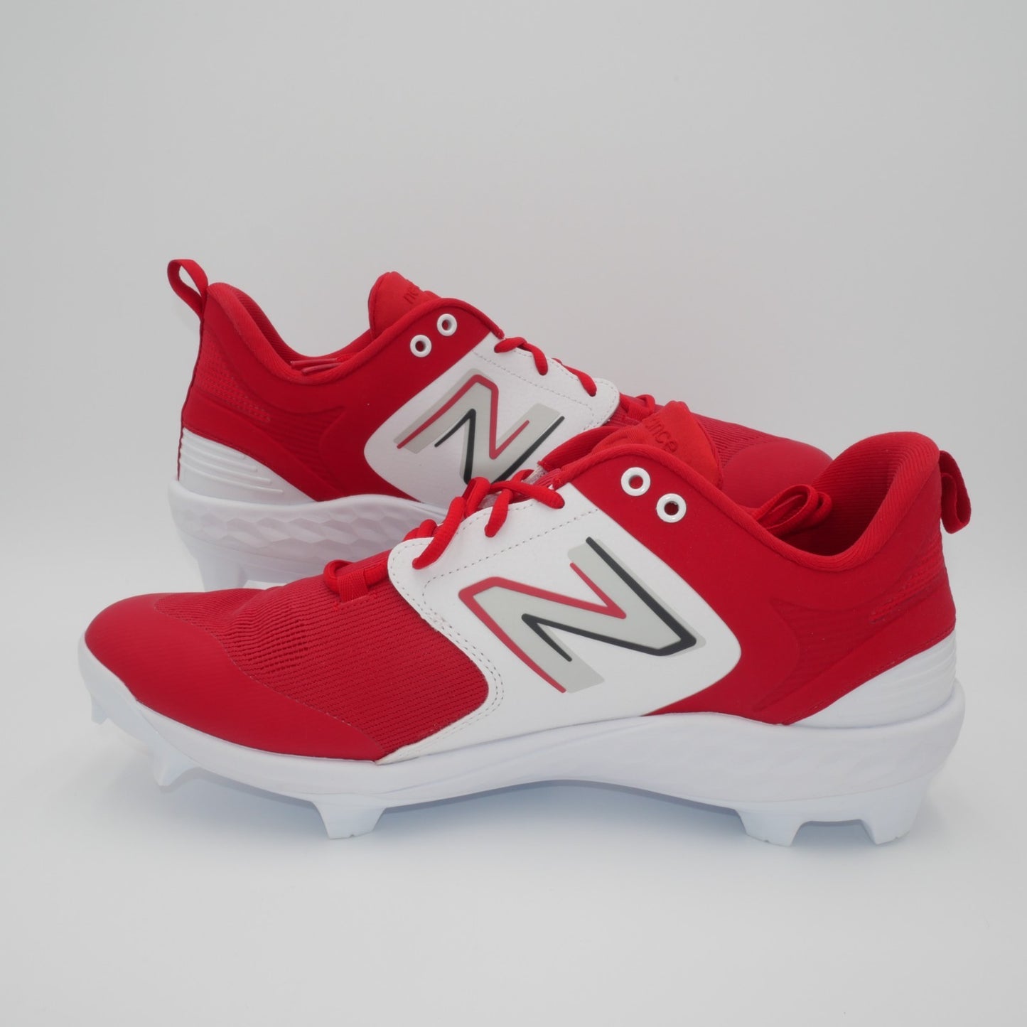 New Balance Fresh Foam 3000 v6 Molded Baseball Cleats Size M 16 W 17.5 Red/White
