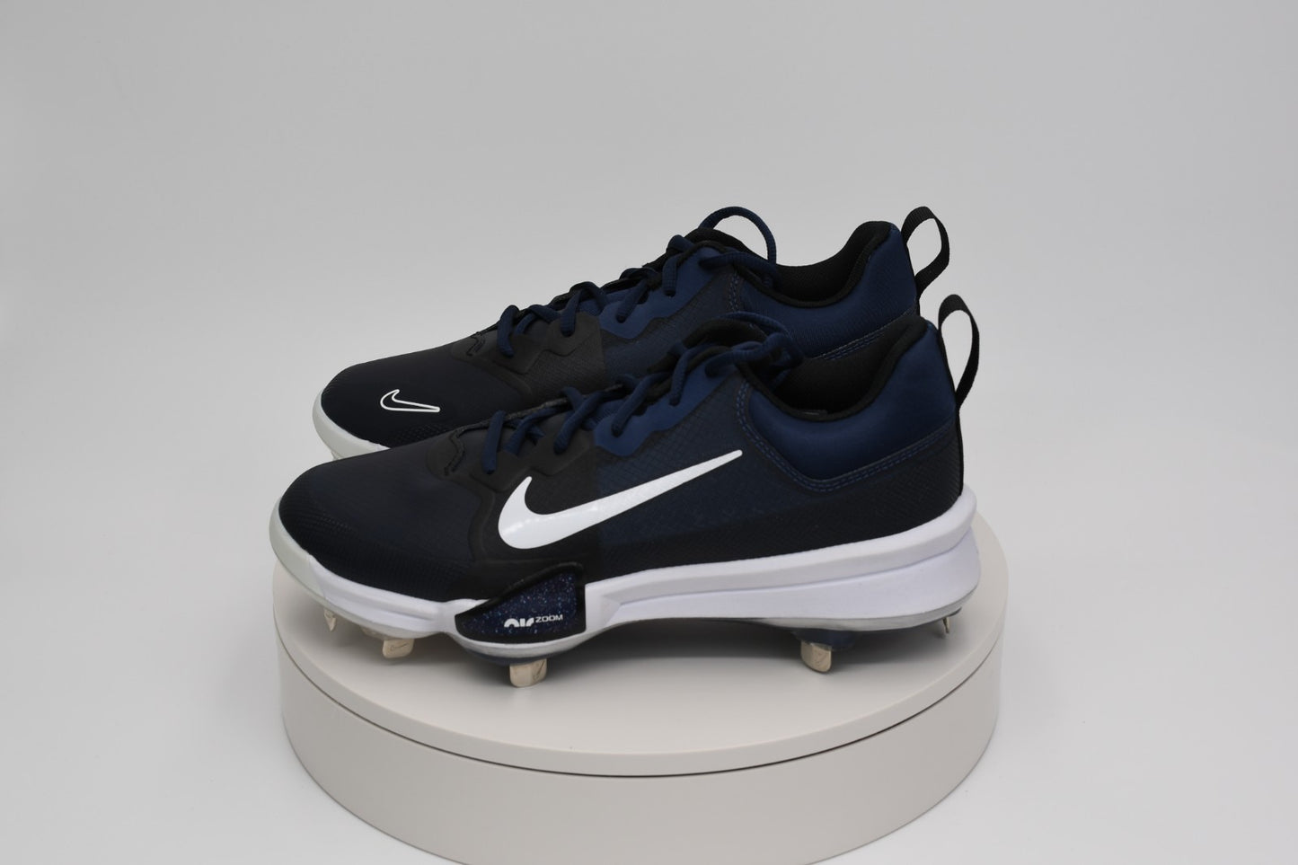 Nike Force Zoom Trout 9 Pro Baseball Cleats Midnight Navy/White FB2907-400
