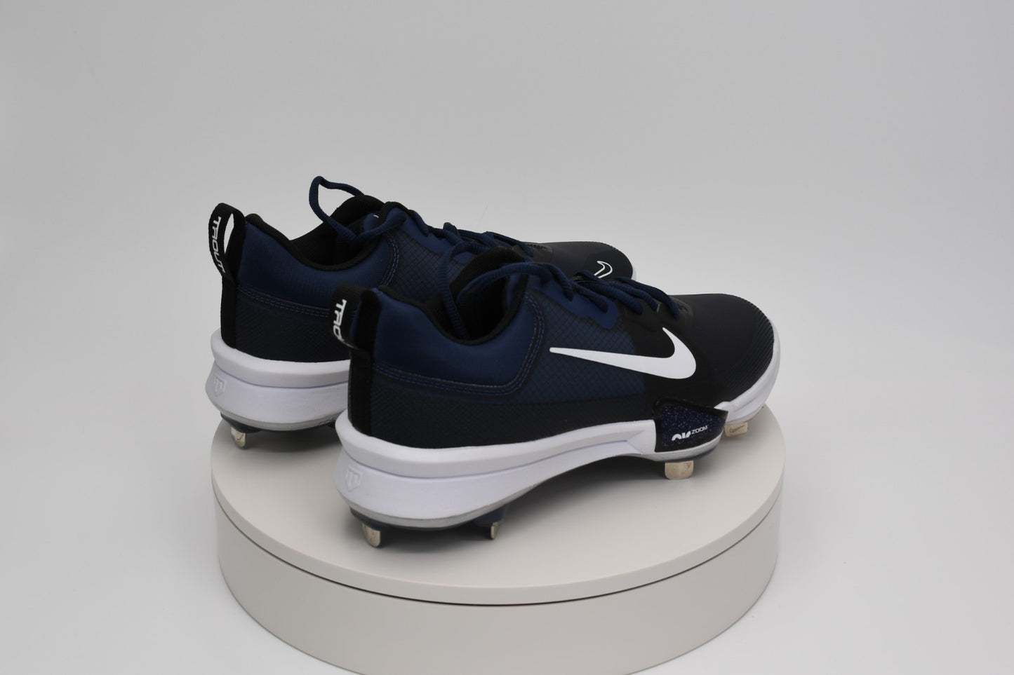 Nike Force Zoom Trout 9 Pro Baseball Cleats Midnight Navy/White FB2907-400