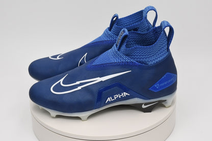 Nike Alpha Menace Elite 3 Football Cleats Game Royal/White CT6648-414 New