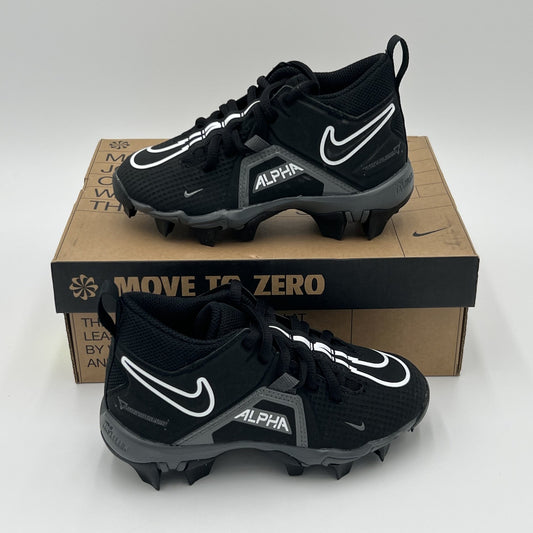 Nike Alpha Menace 3 Shark BG W Youth Football Cleats Size 10C Black CV0583-010