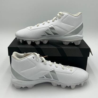 Adidas Adizero Impact.2 MD Football Cleats Men’s Size 8.5 White/Silver IF5103