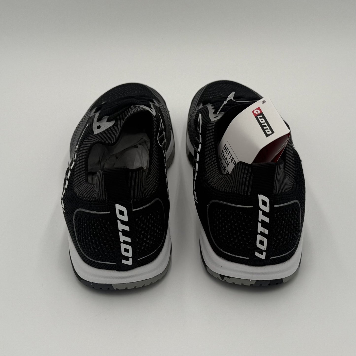 Lotto Tacto 250 ID Indoor Soccer Shoes Black/White/Cool Gray Unisex CN2164575SW