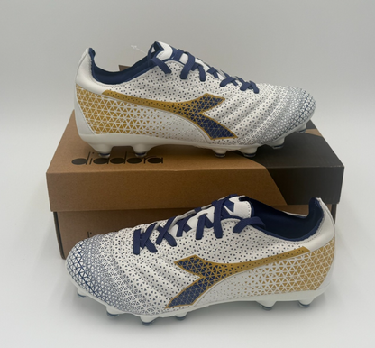 Diadora Brasil Elite GR LT LP12 Soccer Cleats Blue White D0953 Sz 7 NEW IN BOX