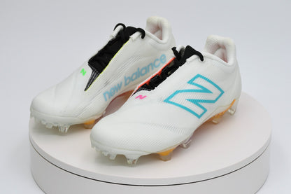 New Balance Burn X4 Lacrosse Cleats White Print Men’s Size 5.5 BURNLE4