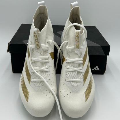 Adidas Adizero Impact+ Football Cleats Men’s Size 10.5 White Gold IG3457 New