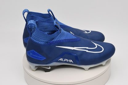 Nike Alpha Menace Elite 3 Football Cleats Game Royal/White CT6648-414 New