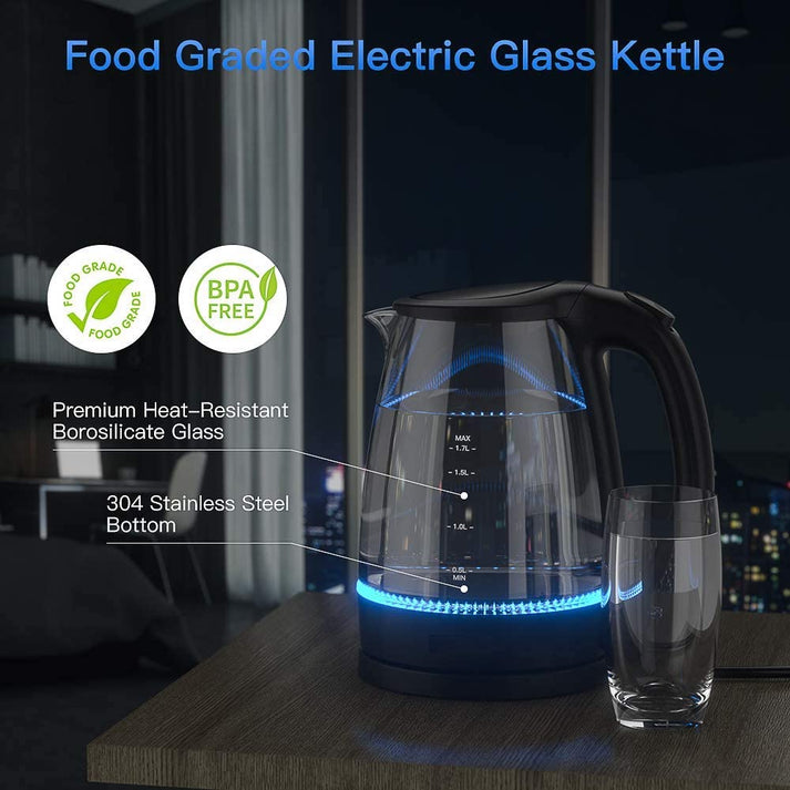 Enlite Fast Boiling Electric Glass Kettle