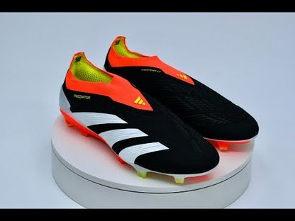 Adidas Predator League Elite LL FG Soccer Cleat Black/Red Men Size 12 New IE1805
